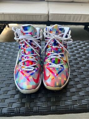 Nike Lebron 12 XII EXT Prism 2015 high top sneakers